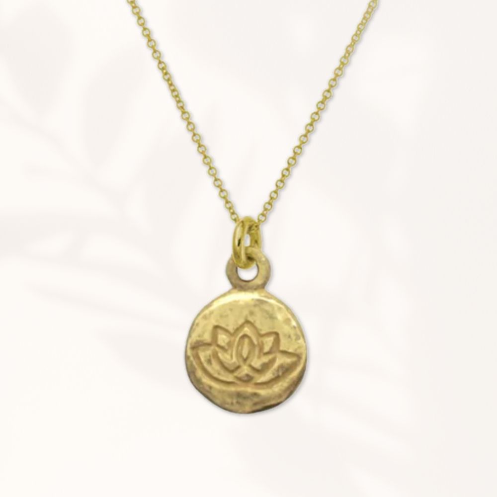 Gold Lotus Necklace