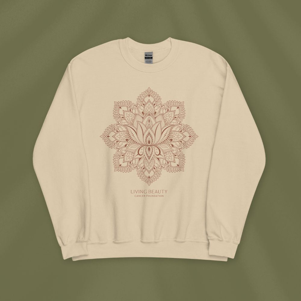 Unisex Mandala Sweatshirt (Terracotta)