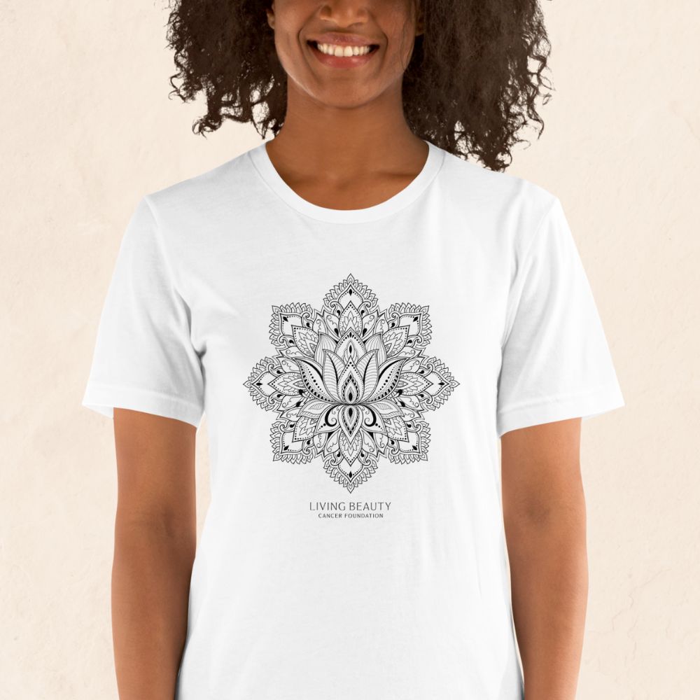 Unisex Mandala T-shirt (Black on White)