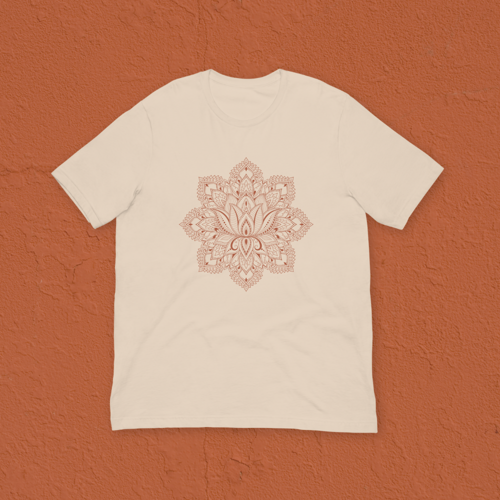 Unisex Terracotta Mandala T-shirt