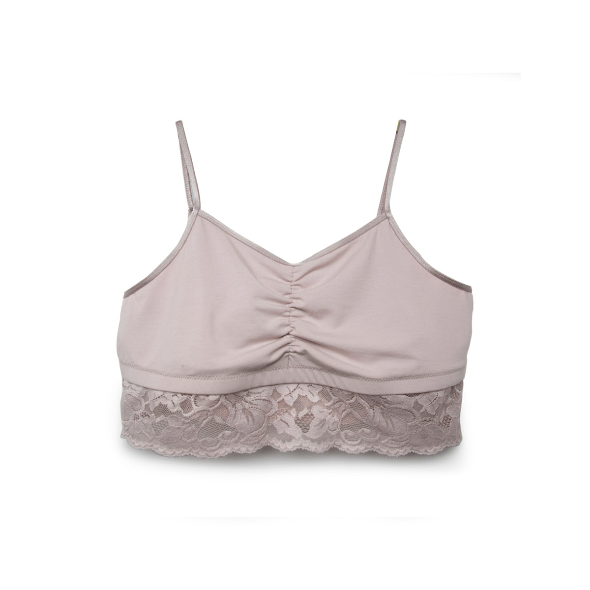 Astrid Jersey Bralette with Lace