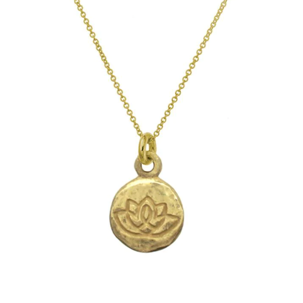 Gold Lotus Necklace